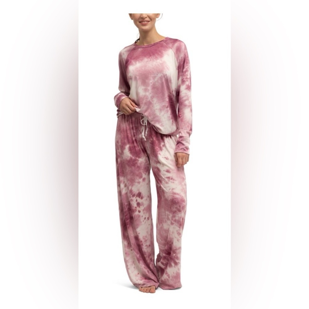 Hello Mello brand new PAJAMA SET Dyes the limit lounge pants and top sz S/M L/XL